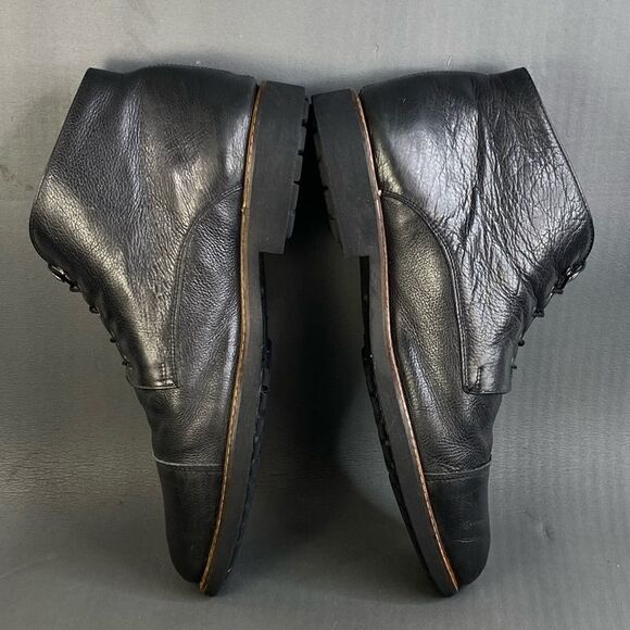 Mens massimo matteo 5 eye leather chukka cap boots suze 13 - Picture 5 of 9